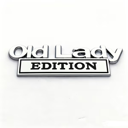 Year - Old Man Edition Car Emblem