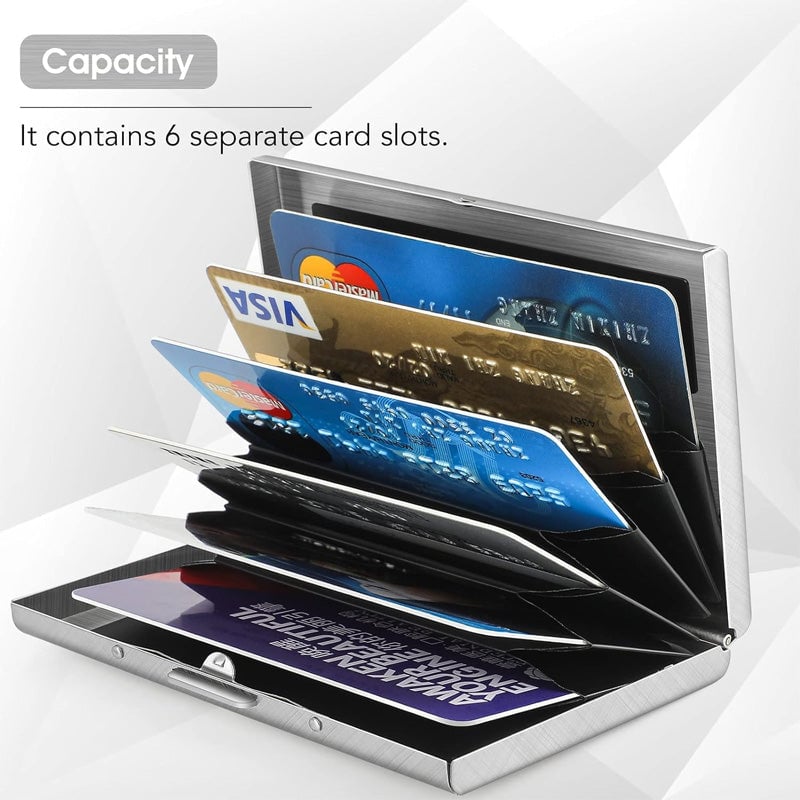 Stainless Steel RFID-Blocking Card Holder
