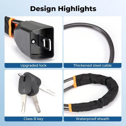 Steering Wheel Lock Seat Belt