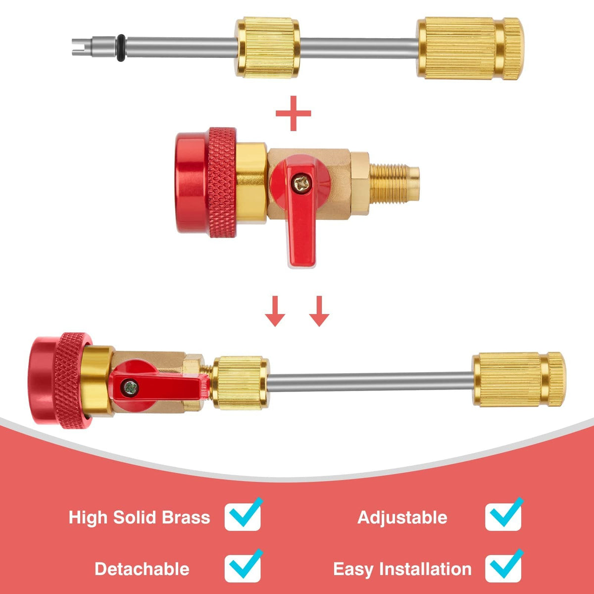 Auto AC Valve Core Remover Installer Tool