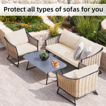 Stretch Sofa Cushion Covers Set (4 / 8 / 12 PCS)