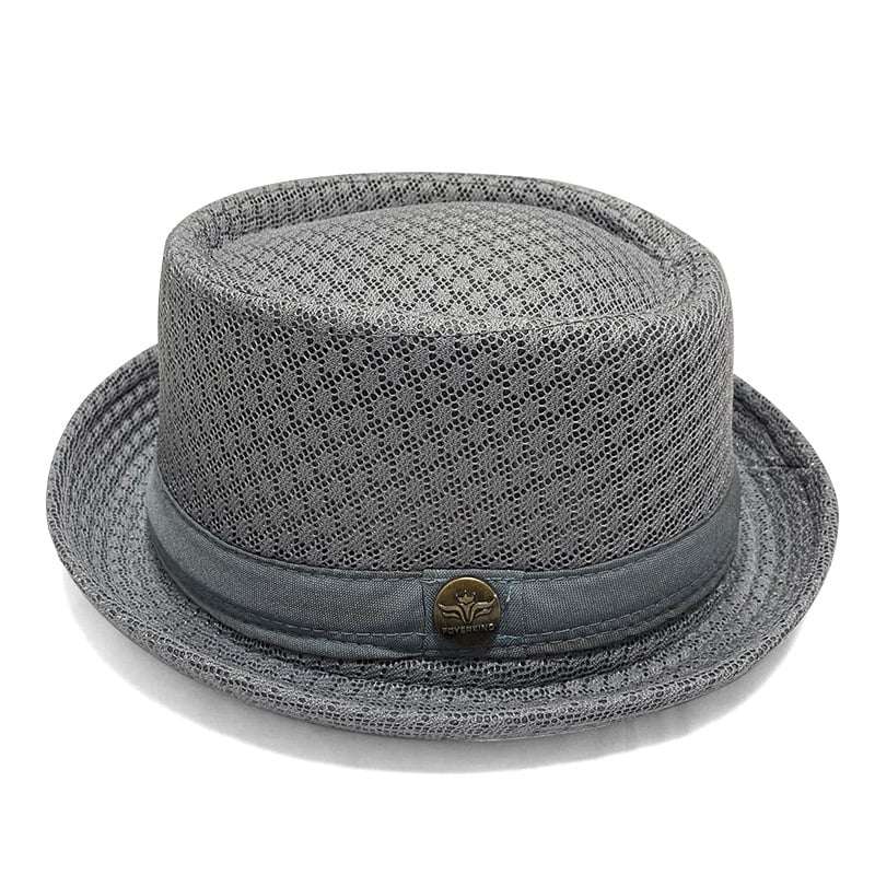 Summer Mesh Pork Pie Hat