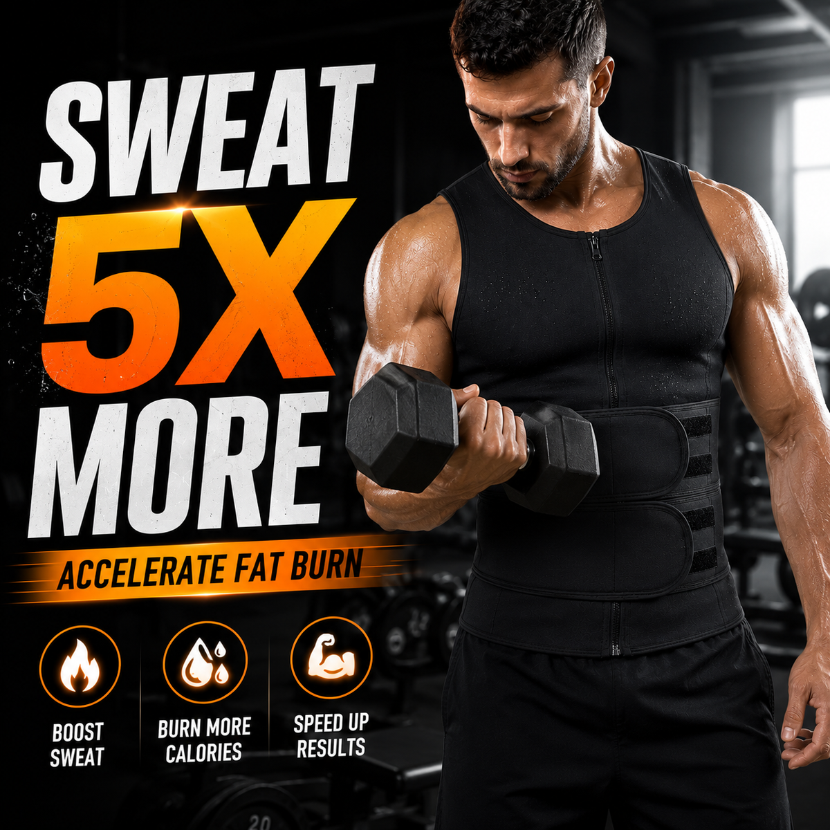 Men's Sweat Sauna Shaper Vest