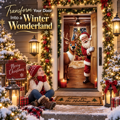 Magical Christmas Door Cover & Holiday Party Banner