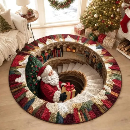 Christmas 3D Optical Illusion Rug