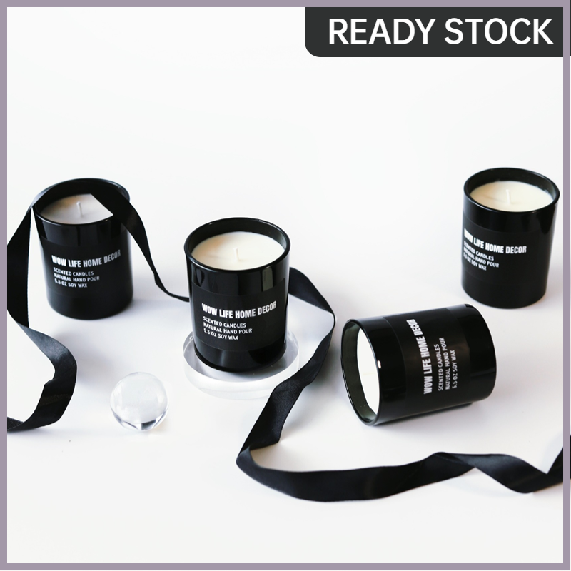 Black White Soy Candle
