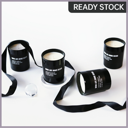 Black White Soy Candle