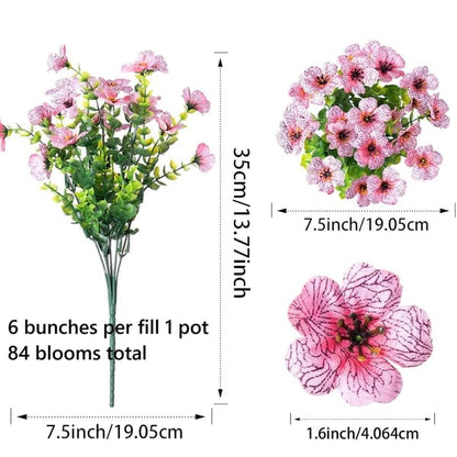 UV Resistant Colorful Artificial Flower