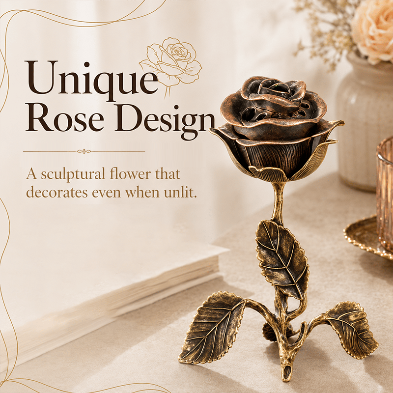 Vintage Rose Incense Burner