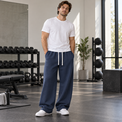 4-Pack Ultra-Soft Wide-Leg Sweatpants