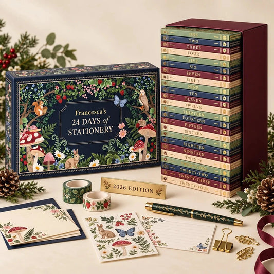 24-Day Stationery Advent Calendar 2026 Christmas Gift Set