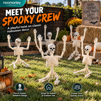 Spooky Crew Halloween Skeleton Decorations