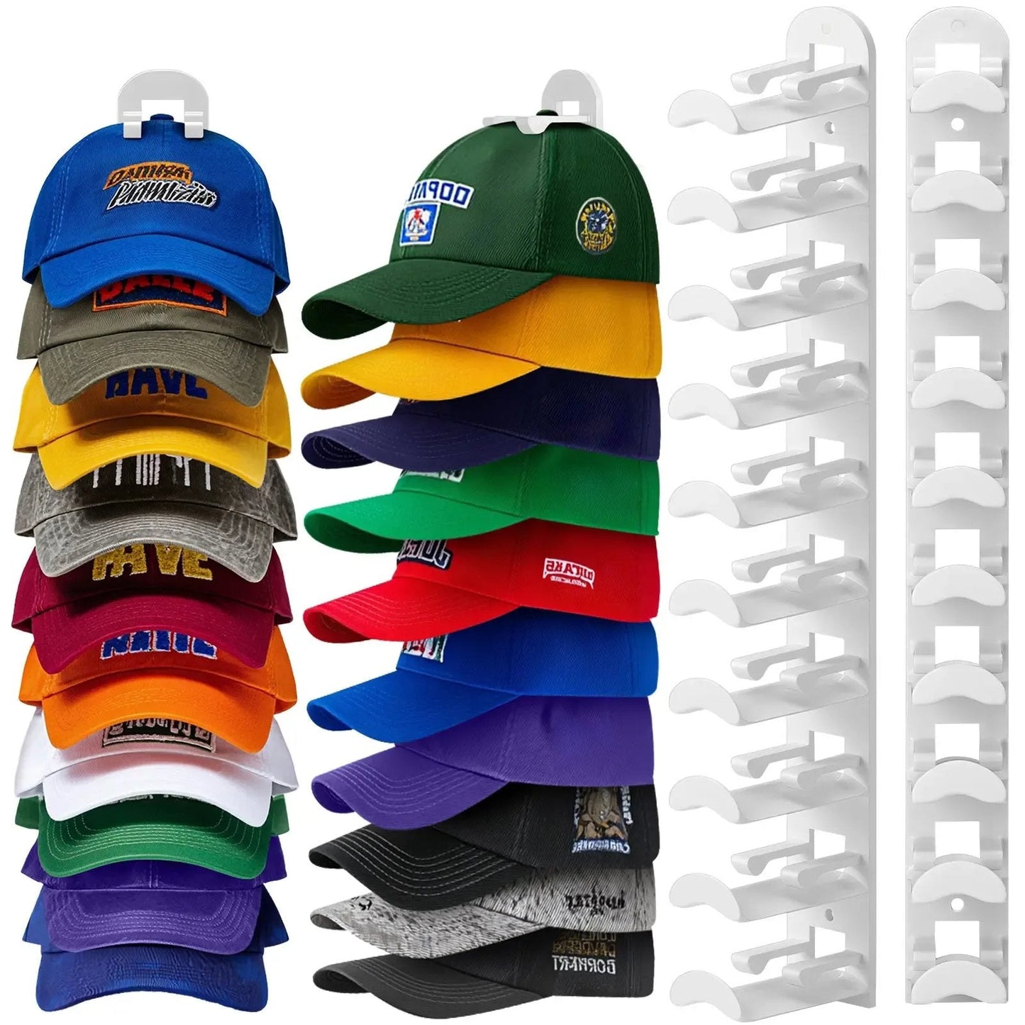 Wall-Mounted Hat Hook Set