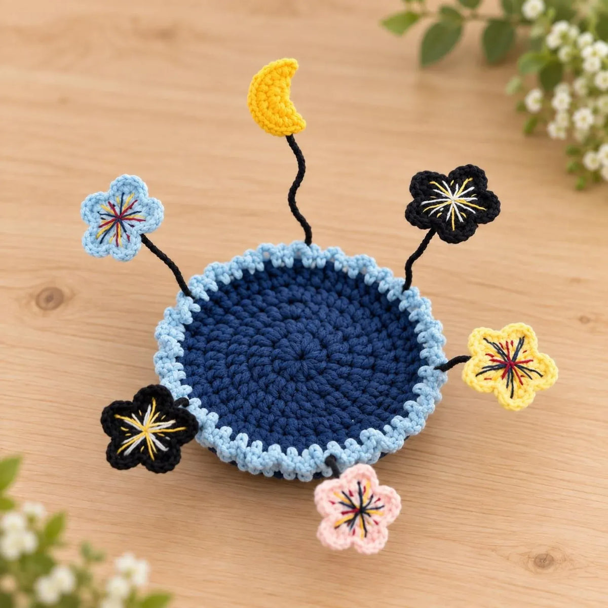 Handmade Floral Coaster