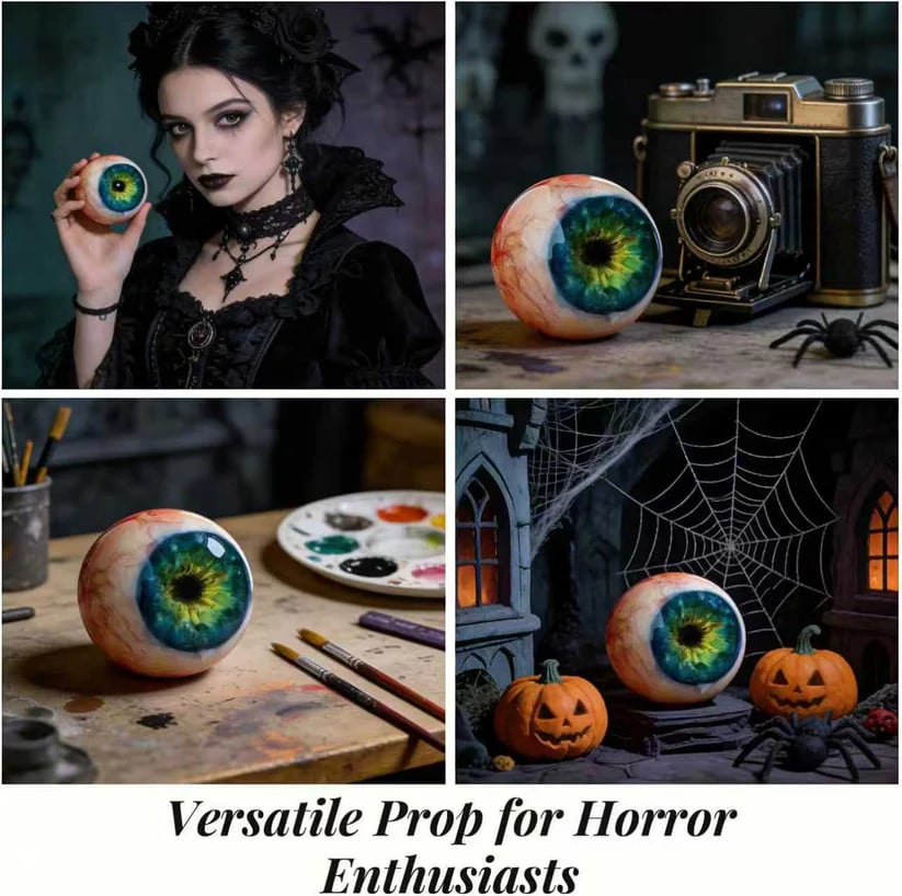 Hyper-Realistic Monster Eye Decor
