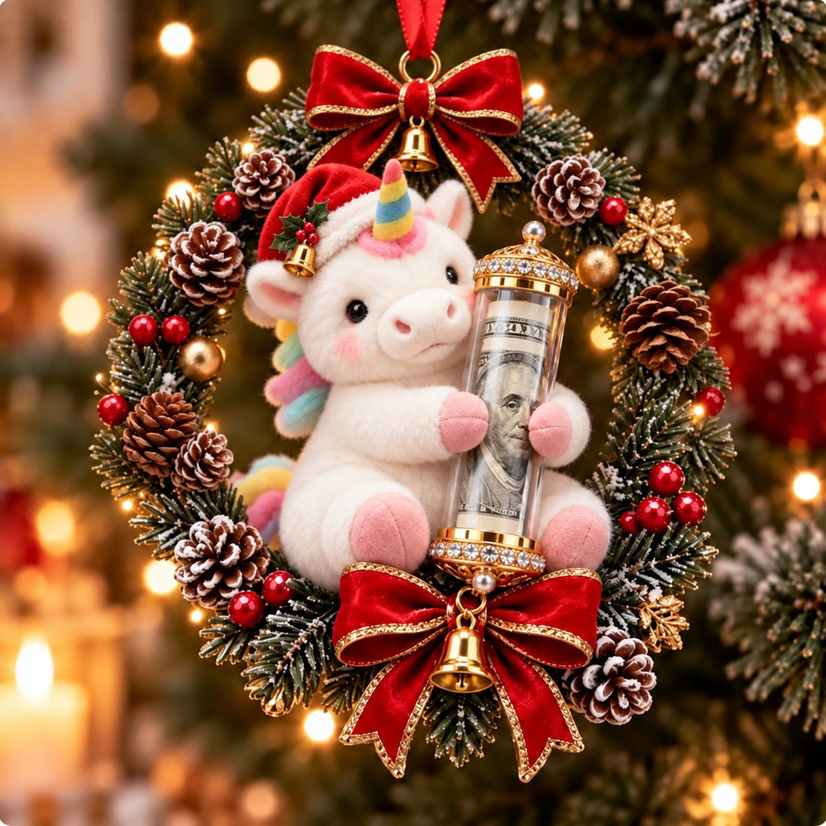 Christmas Cash Gift Ornament - A Fun Way to Give Money This Christmas