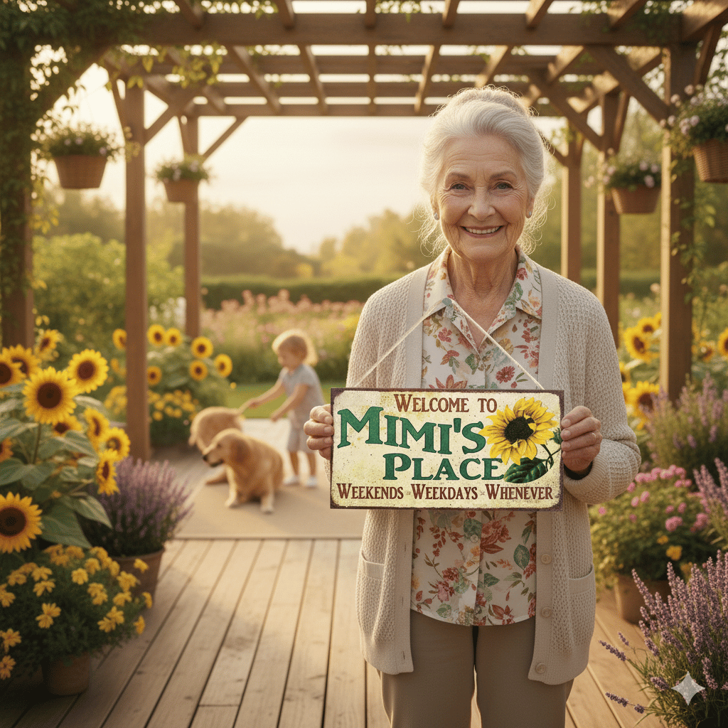 Vintage Style Sign- Welcome to Mimi's Place Sign