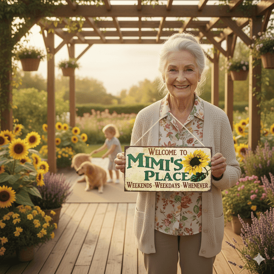 Vintage Style Sign- Welcome to Mimi's Place Sign