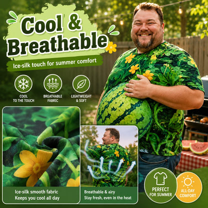 Turn Your Belly Into A Juicy 3D Watermelon Tee