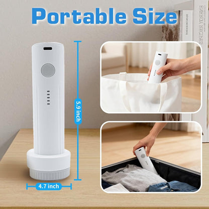 Rechargeable Vacuum Pump Travel Storage Bag Set
