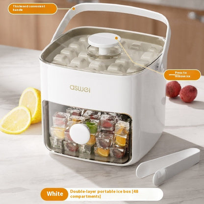 Ice Cube Mold Storage Set