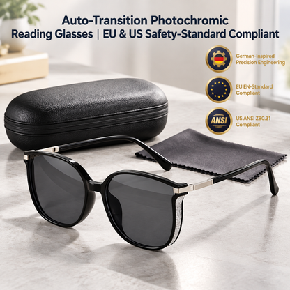 Auto Transition Photochromic Reading Glasses