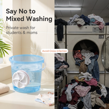 Portable Vortex Mini Washer Turn Any Basin Into a Quick Wash Station