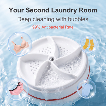 Portable Vortex Mini Washer Turn Any Basin Into a Quick Wash Station