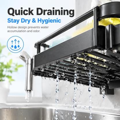 🧺Kitchen Faucet Sponge Holder | Draining Sink Caddy