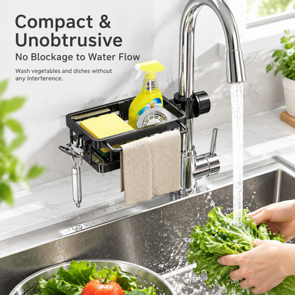 🧺Kitchen Faucet Sponge Holder | Draining Sink Caddy