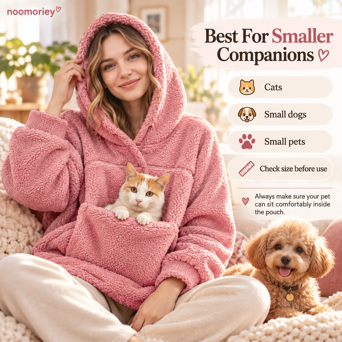 CozyPouch Pet Cuddle Hoodie