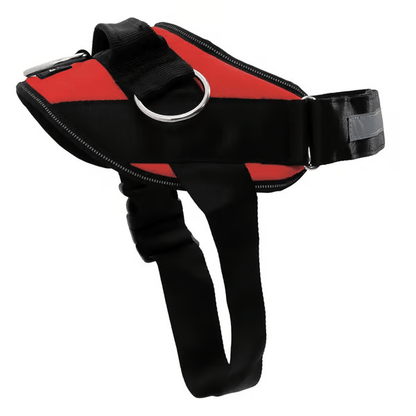 No-Pull Dog Harness 3-Point Leash Control. Reflective & Adjustable