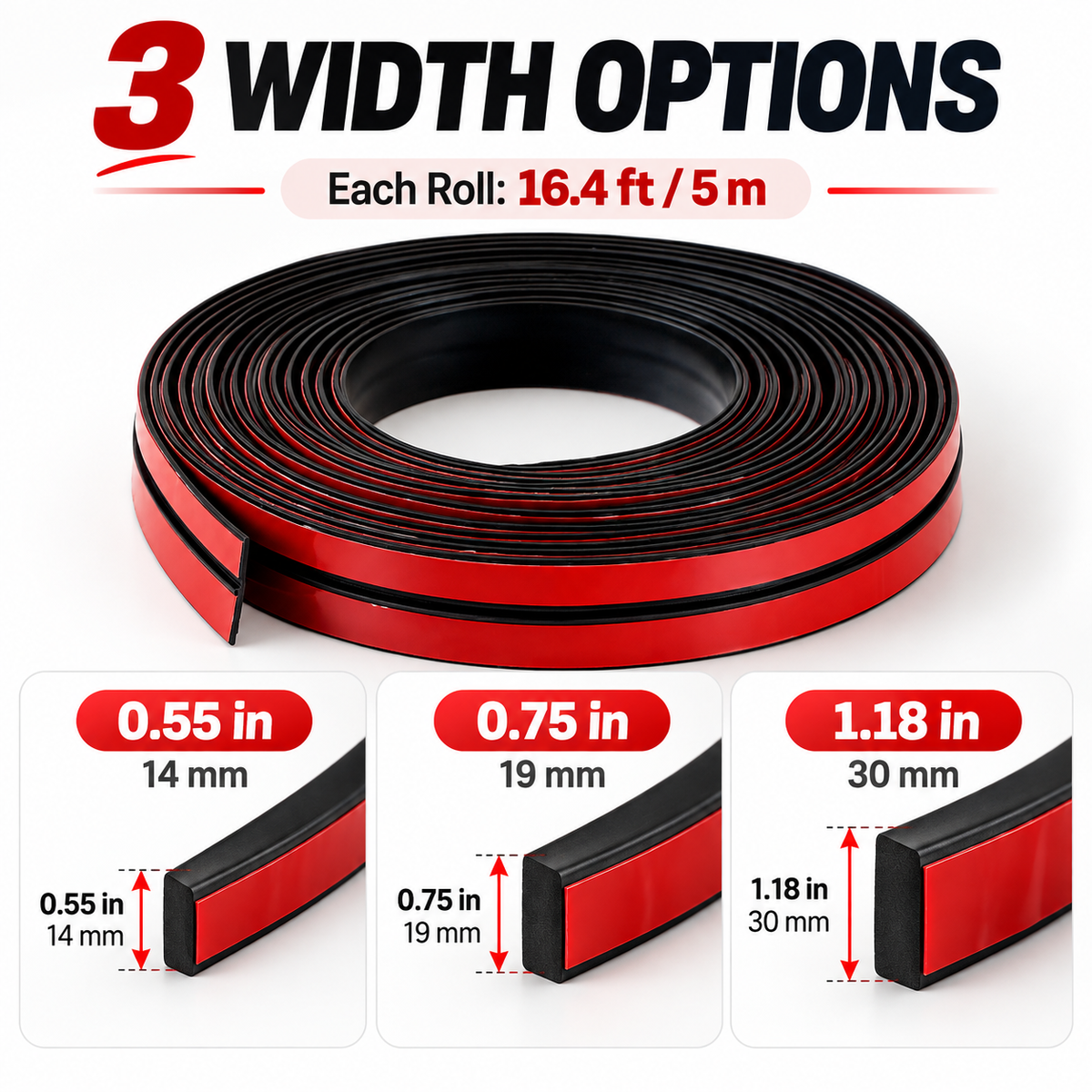 Premium T-Type Rubber Sealing Strip for Car Roof & Windows