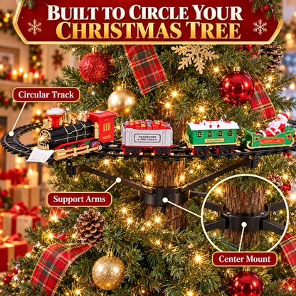 Christmas Magic Express Around-the-Tree Train Set