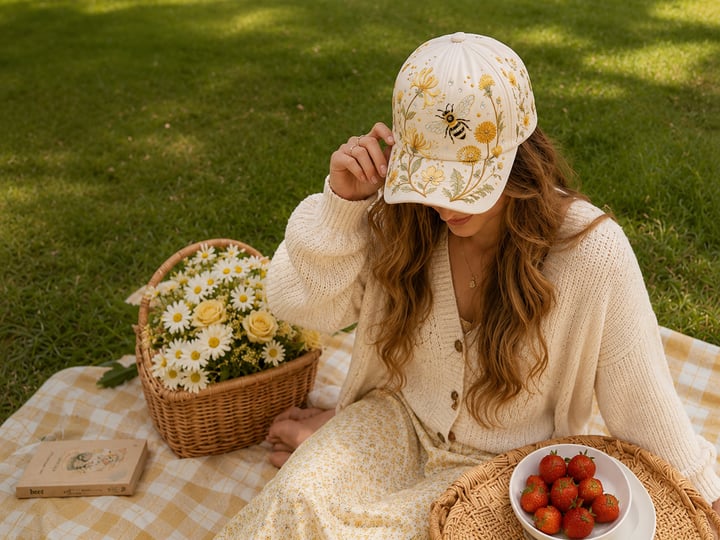 Garden Morning Cap