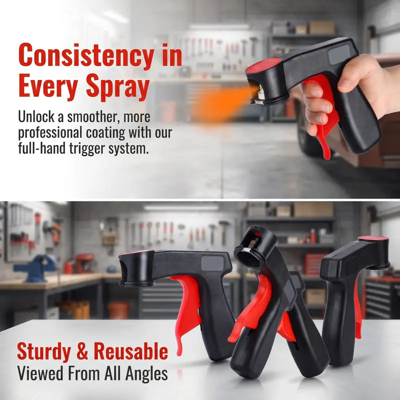 Universal Portable Spray Gun Handle Ergonomic Paint Sprayer Grip for Cars & DIY Projects