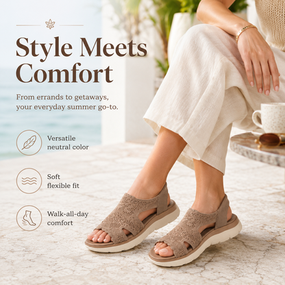 Slip-ins Summits Crochet Knit Sandals
