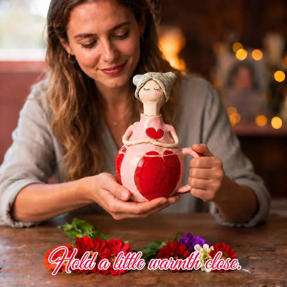 Handcrafted Fairies Storage Jar/Mug | 8 Whimsical Styles with Removable Fairy Lid for Tea, Treats & Tiny Keepsakes