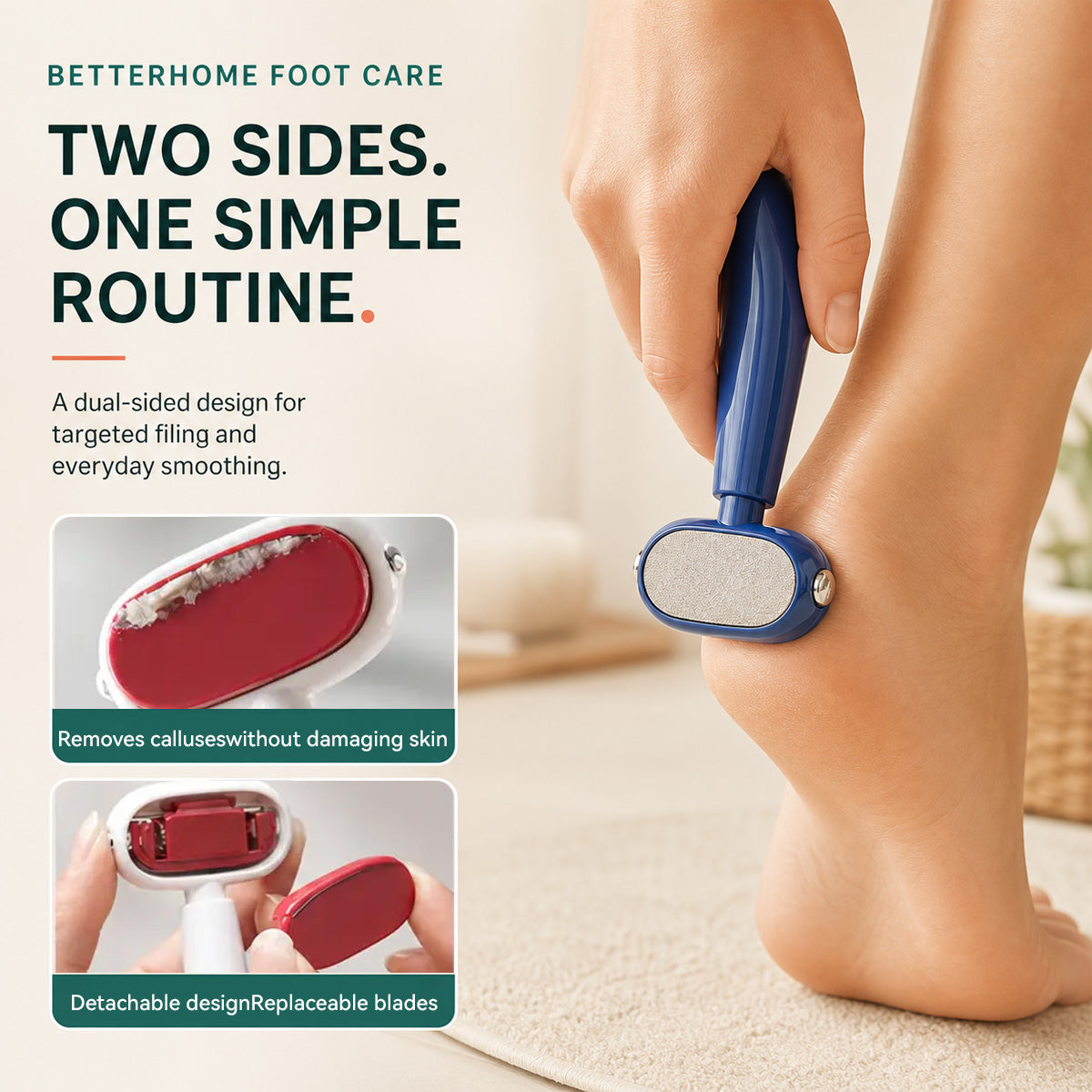 Dual-Sided Foot Callus Remover