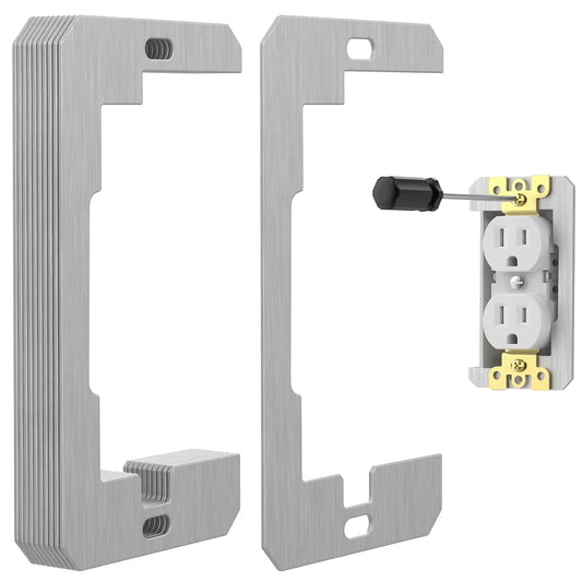 Wall Plate Spacers, Recessed Outlet Repair Shims for Sunken Electrical Outlets & Switch Plates