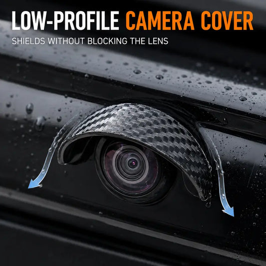 4-Piece Rearview Camera Rain Cover Set Universal Weather Shield for Clearer Parking View