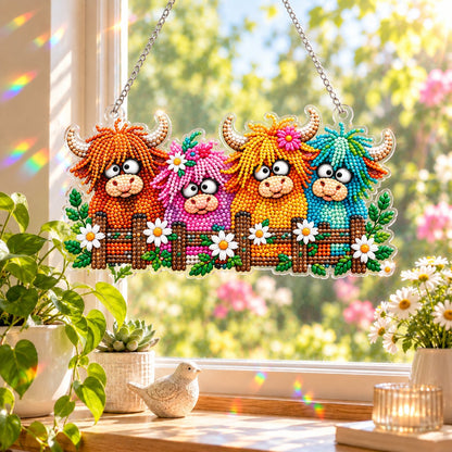 Sunny Birds Diamond Art Suncatcher DIY Kit