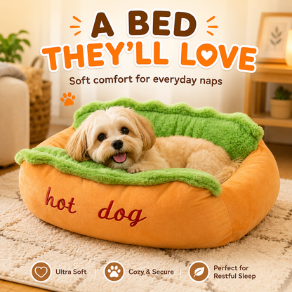 Dog Dog Bed Cute Plush Pet Sofa for Small Dogs & Cats