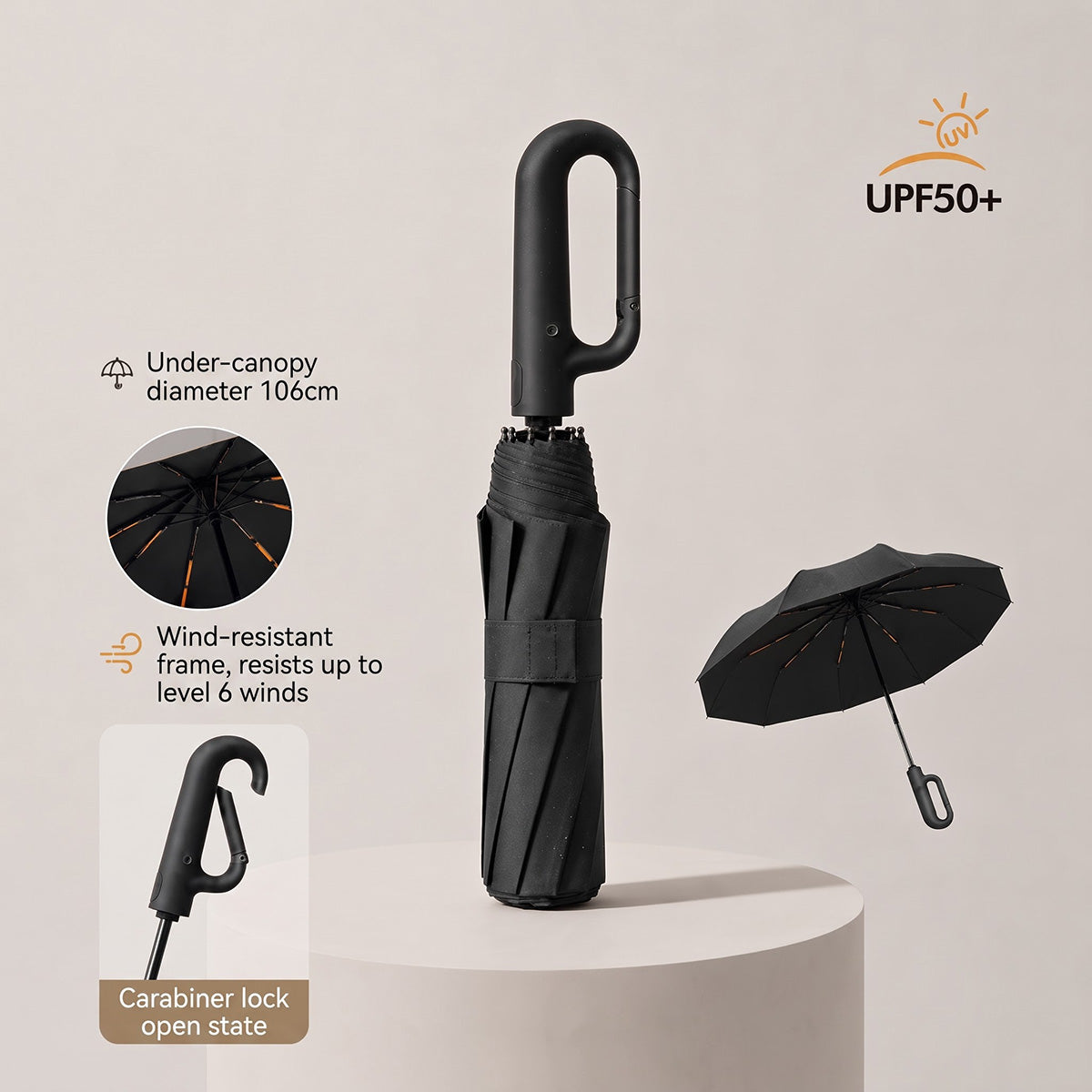 Automatic Folding Windproof Umbrella