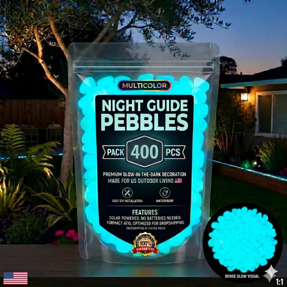 Glow-In-The-Dark Garden Stones