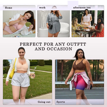Comfortable Wireless Full Coverage Jelly Smoothing Bra