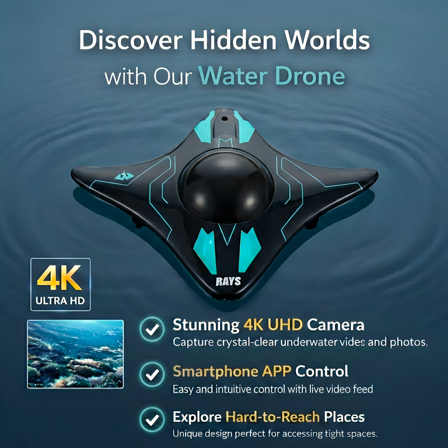 Wireless App-Controlled Spy Boat