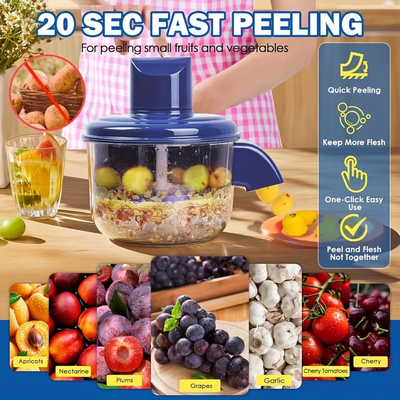 Universal Automatic Peeler | The Smart Kitchen Gadget That Peels Fruits & More In Seconds