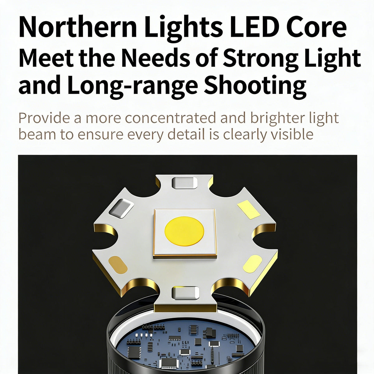 Rechargeable Outdoor Long-Range Ultra-Bright Laser Flashlight