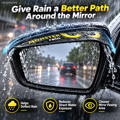 Defender 110 Side Mirror Rain Visors 2PCS Weather Guard Set